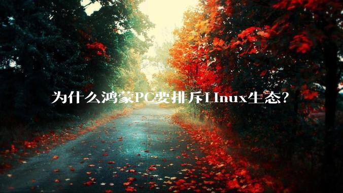 为什么鸿蒙PC要排斥Linux生态？