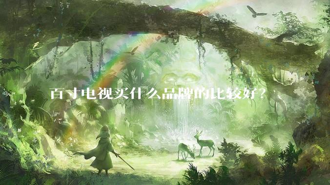 百寸电视买什么品牌的比较好？