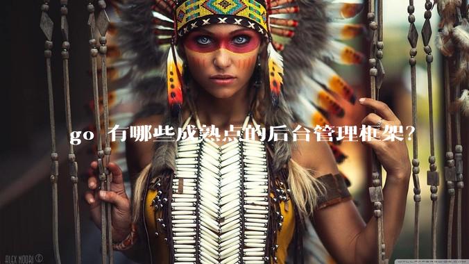 go 有哪些成熟点的后台管理框架？