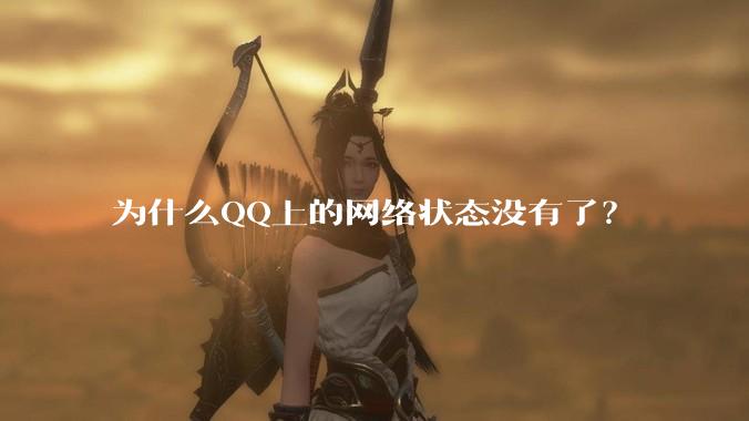 为什么QQ上的网络状态没有了？