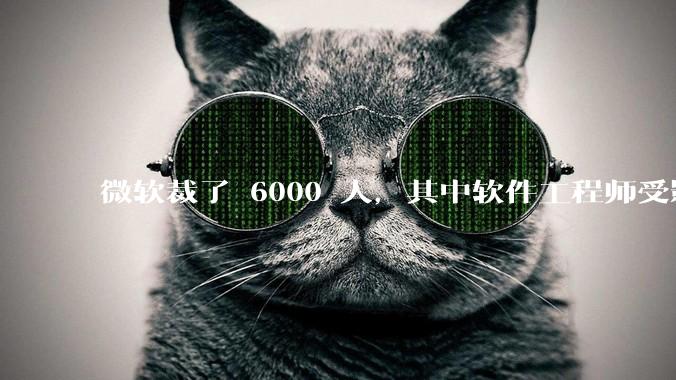 微软裁了 6000 人，其中软件工程师受影响最大，这会给整个软件行业的人才流动带来怎样的连锁反应？
