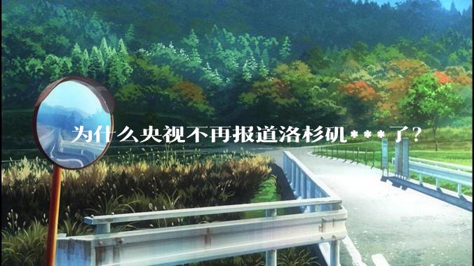 为什么央视不再报道洛杉矶***了？