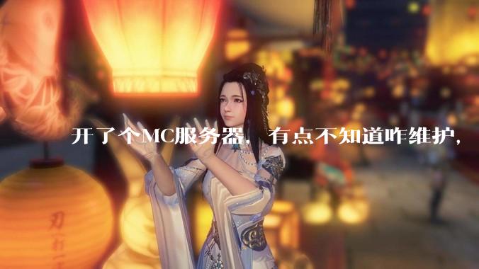 开了个MC服务器，有点不知道咋维护，有谁愿意帮我看看嘛？