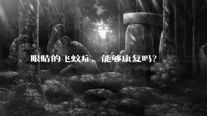 眼睛的飞蚊症，能够康复吗？
