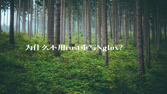 为什么不用rust重写Nginx？
