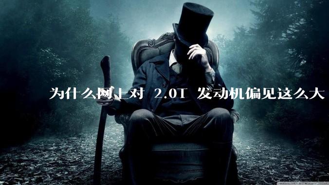 为什么网上对 2.0T 发动机偏见这么大?