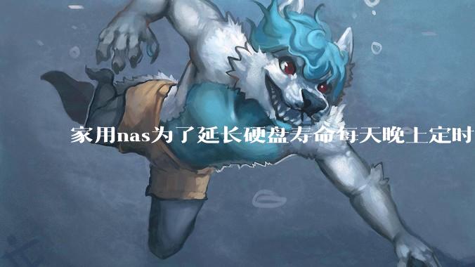 家用nas为了延长硬盘寿命每天晚上定时关机可以么？