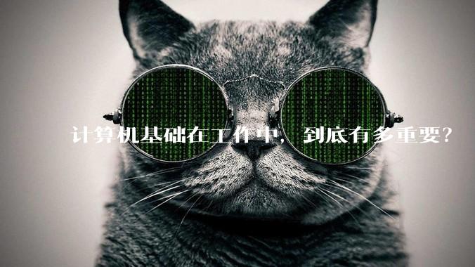 计算机基础在工作中，到底有多重要？