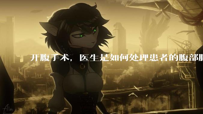 开腹手术，医生是如何处理患者的腹部脂肪的？